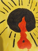 Obraz pod tytułem "Cierpienie"