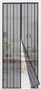Sekey Magnetyczna moskitiera na drzwi 80 x200 cm czarna