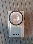 Stara latarka na płaską baterię 