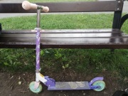 Hulajnoga dwukołowa Frozen fiolet turkus Kraina Lodu Elsa