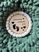 Zostaniemy rodzicami 2026 zawieszka na choinkę.Super prezent