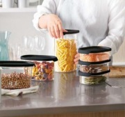 PIĘKNY ZESTAW POJEMNIKI ULTRA CLEAR 6 szt  TUPPERWARE ORYGINAŁ