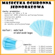 Maseczki jednorazowe