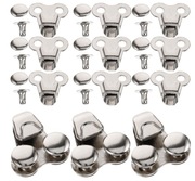 Stalowe klamry do sznurówek ze stali nierdzewnej 20 szt