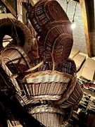 Koszyk wiklinowy wielkanocny na święconkę duży mix