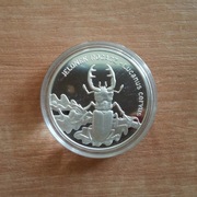 Jelonek Rogacz - Lucanus cervus. Moneta 20 zł 1997