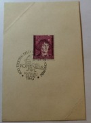 1943 Mikołaj Kopernik - 400 lecie śmierci, znaczek na karcie