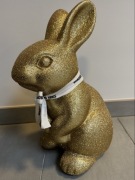 Zając Stary Browar 46cm zloty brokat 2018 unikat