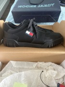 Tommy Jeans sneakersy skórzane Retro Leather Cupsole Tjm Ess kolor czarny