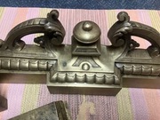 Wilki do kominka z brązu-anty Francja 