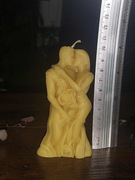 Kochankowie świeca z wosku pszczelego