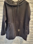 Bluza damska czarna ocieplana 