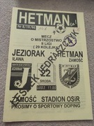 HETMAN ZAMOŚĆ-JEZIORAK IŁAWA 22-05-1996