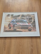 TOYOTA COROLLA WRC  1997-99    OBRAZ HESSEL BES  60X50