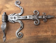 Zawiasy kute wz. XXII stare rustykalne postarzane (2 szt.)