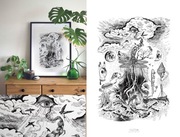 Obraz artprint "Warkocz" autor Ewa Konieczna-Talar