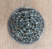 David Andersen, norweskie srebro, oryginalna broszka, wisior Saga Wikingów 