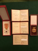 Polonia Restituta krzyż kawalerski + Za zasługi w rozwoju w. Poznańskiego .