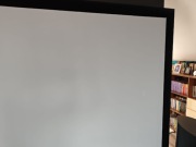 Ekran ramowy kina domowego Adeo Plano Velvet Reference White 113 cali