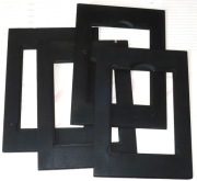 Drewniane ramki redukcyjne do kaset na klisze z formatu 13x18 cm na 9x12 cm