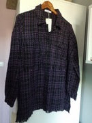 Kurtka koszulowa fioletowa L Reserved pepitka