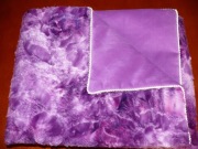 WYPRZEDAŻ - Narzuta do łóżeczka 120x60 fioletowa