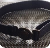 Pas parciany czarny zhp