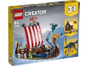 LEGO 31132 - CREATOR - STATEK WIKINGÓW I WĄŻ Z MIDGARDU