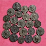 Zestaw 22 Monet Antycznych Rzym Sestercje