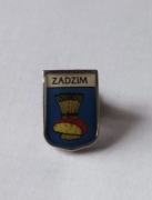 Herb gmina Zadzim przypinka pin odznaka wpinka