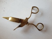 Stare nożyczki mosiężne do świec knotów świeca