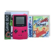 Game Boy Color z pudełkiem + Street Fighter Alpha -  super stan