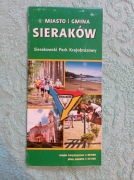 Sieraków, Sierakowski Park Krajobrazowy mapa 