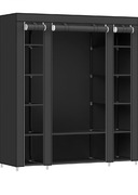 Materiałowa szafa na ubranie