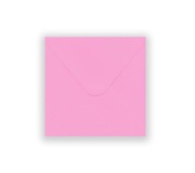 perłowe różowe koperty 13x13, kwadratowe koperty ozdobne 13x13 cm