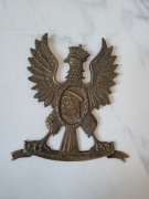 Orzeł z mosiądzu Józef Piłsudski Wskrzesiciel Państwa Polskiego
