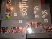 Infos aktuell 1-4 Język niemiecki Zeszyty ćwiczeń Pearson