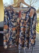 Bluzka tunika plus size nowa z metką oversize elegancka wzór 8 XL