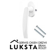 Klamka Okienna do Okien Okna Glory PCV Biała 9016