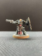 Warhammer 40k Space wolves Lieutenant with storm shield