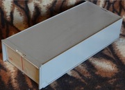 Pudełko na dwa magazynki rzutnika slajdów na 50 slajdów typu Leitz