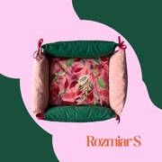 Kolorowe legowisko dla psa lub kota handmade rozmiar S