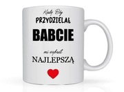 Kubek z nadrukiem dla Babci na prezent 