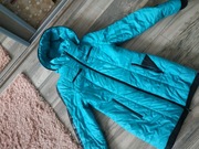 DINASTI__ TURKUSOWA KURTKA CIEPŁA KAPTUR_IDEALNA___36