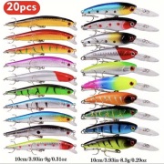 Zestaw 20 woblerów I kolorowy arsenał