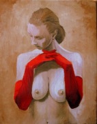 "Ona, czerwone rękawiczki Ewy".