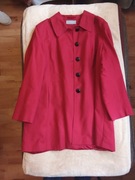 PŁASZCZYK JESIENNY CZERWONY ROZM.50