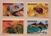 Bahamy 1982  FAUNA Mi 516-9  bóbr delfin szop czysty ideał