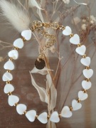 Bransoletka z masy perłowej 17 cm 