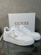 Guess – sneakersy damskie, białe, rozmiar 38